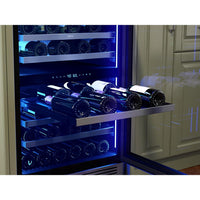Zephyr 45-Bottle Presrv™ Wine Cooler with Dual Zone PRW24C02CGSP IMAGE 3