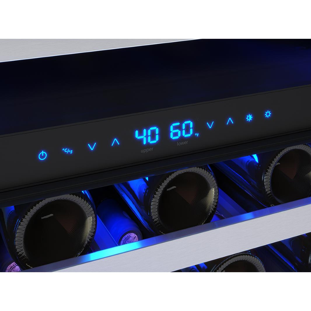 Zephyr 45-Bottle Presrv™ Wine Cooler with Dual Zone PRW24C02CGSP IMAGE 5