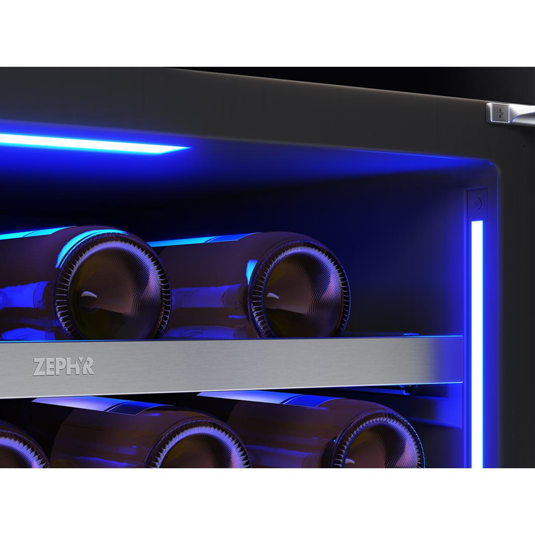 Zephyr 45-Bottle Presrv™ Wine Cooler with Dual Zone PRW24C02CGSP IMAGE 7