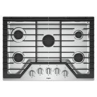Whirlpool 30-inch Built-In Gas Cooktop with EZ-2-Lift™ WCG97US0HSSP IMAGE 1