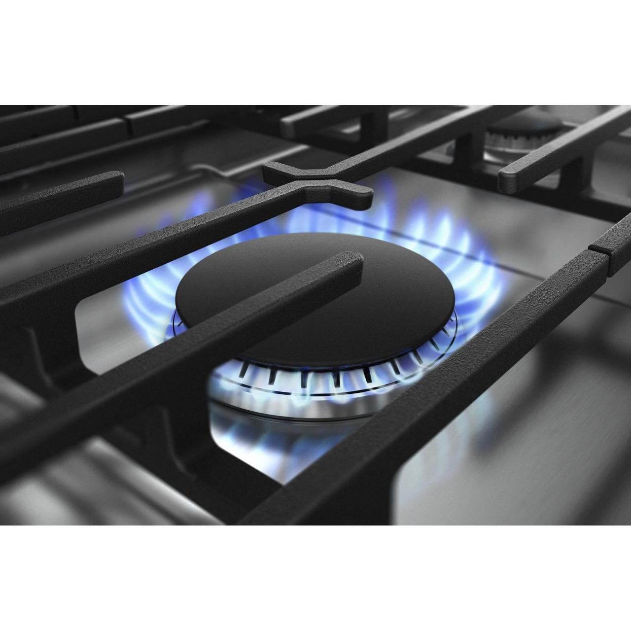 Whirlpool 30-inch Built-In Gas Cooktop with EZ-2-Lift™ WCG97US0HSSP IMAGE 6