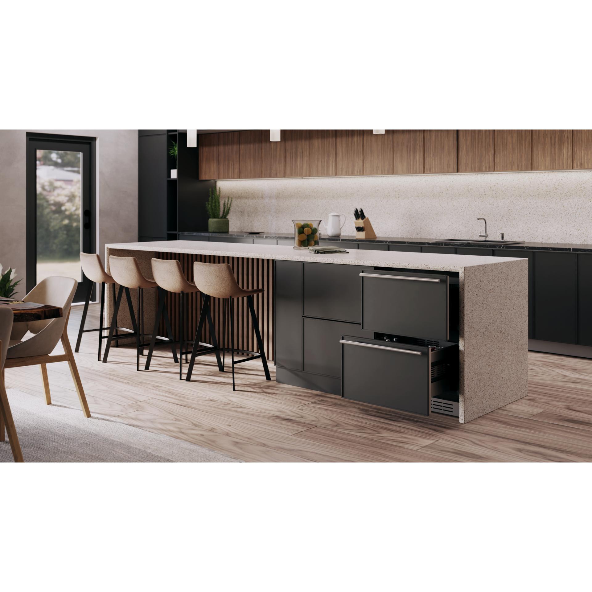 Elica 24-inch, 4.7 cu.ft. Refrigeration Drawers EBD51SS1 IMAGE 7