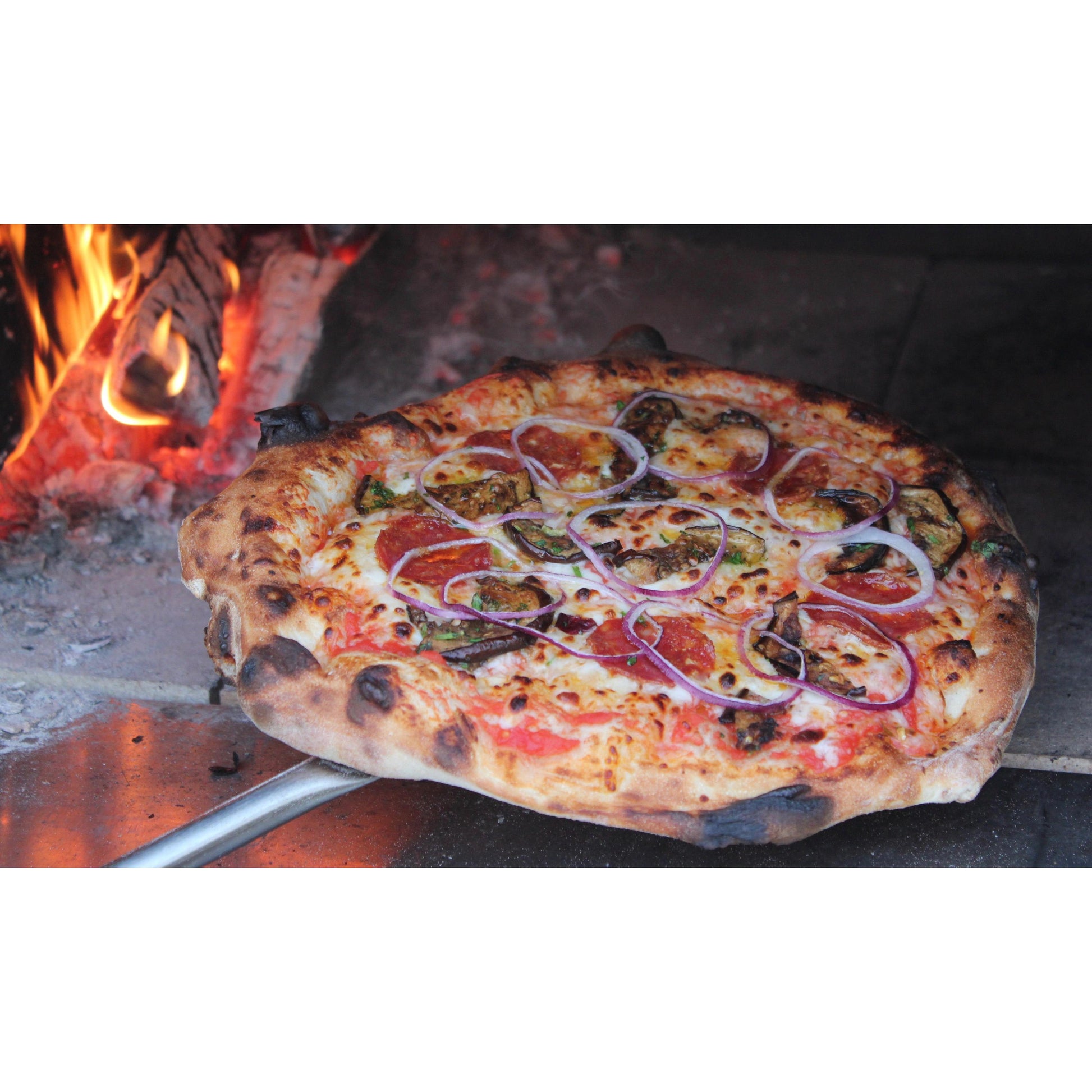 Fontana Forni Mangiafuoco Wood Countertop Outdoor Pizza Oven FTMF-R IMAGE 3