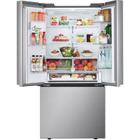 LG 33-inch, 20 cu. ft. French 3-Door Refrigerator with Smart Diagnosis LF20C6330S IMAGE 3