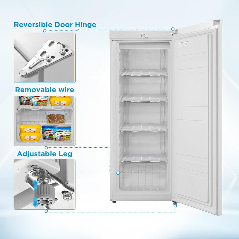 TA Appliance 5.3 cu.ft. Upright Freezer FMU053TAWW IMAGE 5