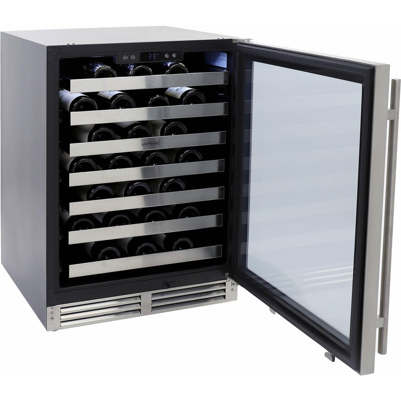 Sapphire 54-Bottle Wine Cooler with Single Zones SW243SZSS IMAGE 4