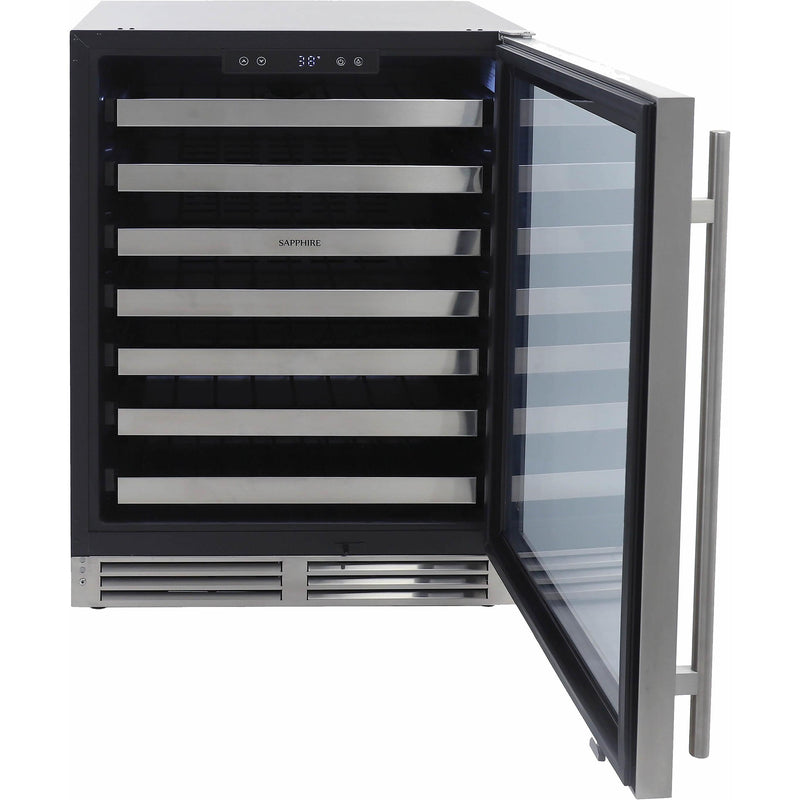 Sapphire 54-Bottle Wine Cooler with Single Zones SW243SZSS IMAGE 5