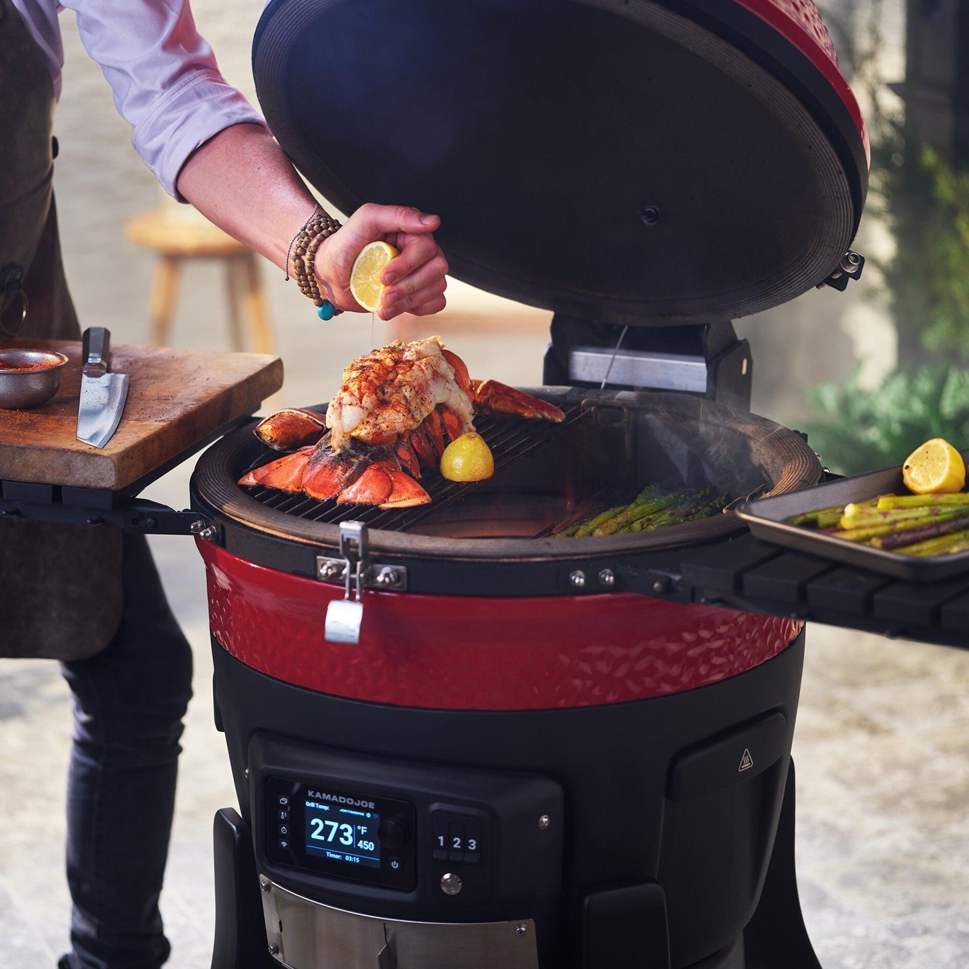 Kamado Joe Konnected Joe Charcoal Smoker KJ15041123 IMAGE 8