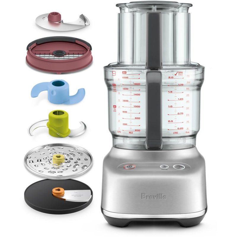 Breville 9-Cup Food Processor with Paradice™ Kit BFP638BSS1BNA1 IMAGE 2