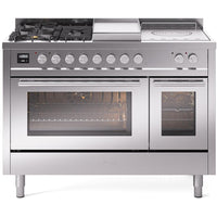 iLVE 48-inch Freestanding Dual Fuel Range UP48FSWMPSSLP IMAGE 1