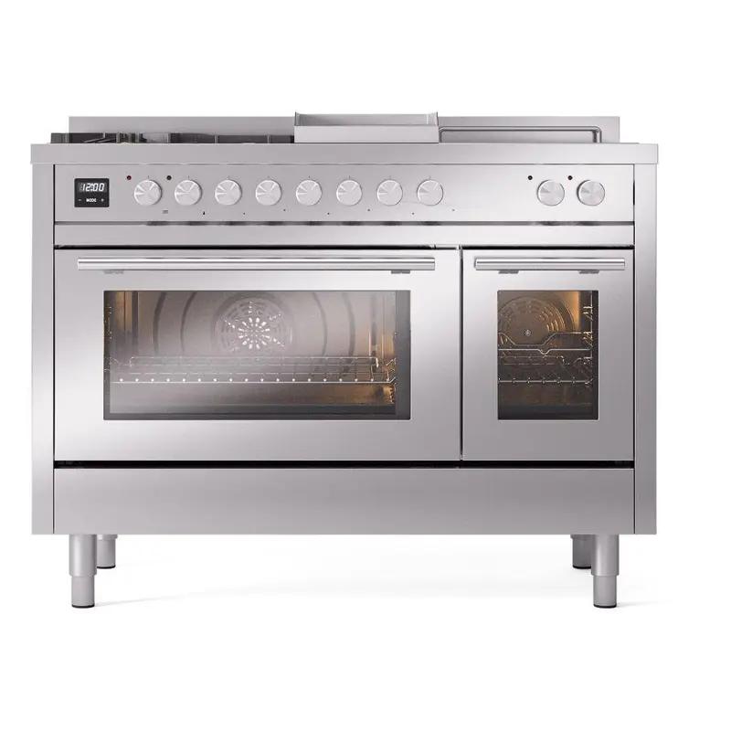 iLVE 48-inch Freestanding Dual Fuel Range UP48FSWMPSSLP IMAGE 3