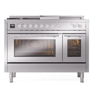 iLVE 48-inch Freestanding Dual Fuel Range UP48FSWMPSSLP IMAGE 3