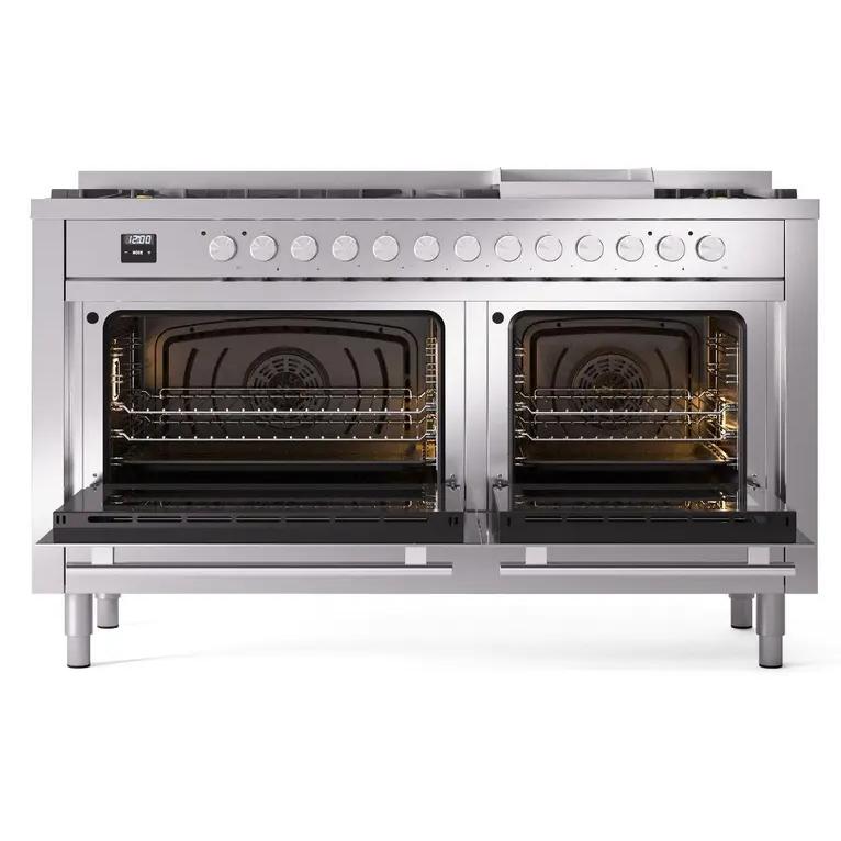 iLVE 60-inch Freestanding Dual Fuel Range UP60FQMPSSLP IMAGE 2