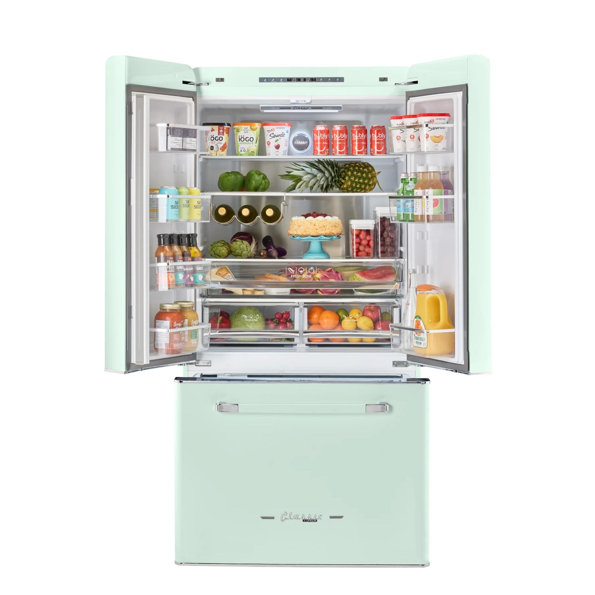 Unique Appliances 21.4 cu. ft. French 3-Door Refrigerator with Automatic Ice Maker UGP-595L LG AC IMAGE 2