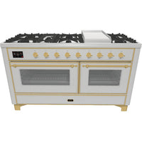 iLVE 60-inch Freestanding Dual Fuel Range UM15FDNS3SSG IMAGE 1