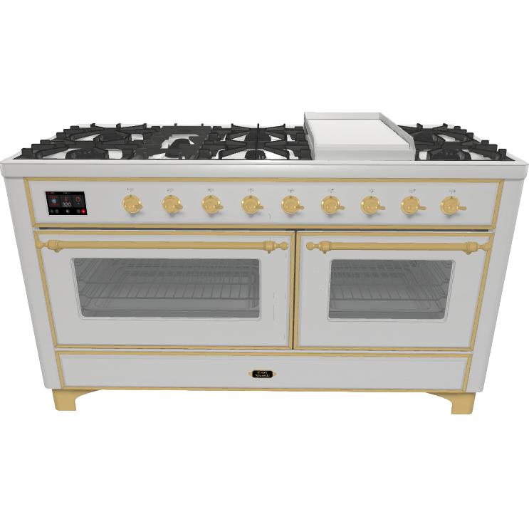 iLVE 60-inch Freestanding Dual Fuel Range UM15FDNS3SSG IMAGE 1