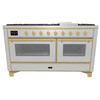 iLVE 60-inch Freestanding Dual Fuel Range UM15FDNS3SSG IMAGE 2
