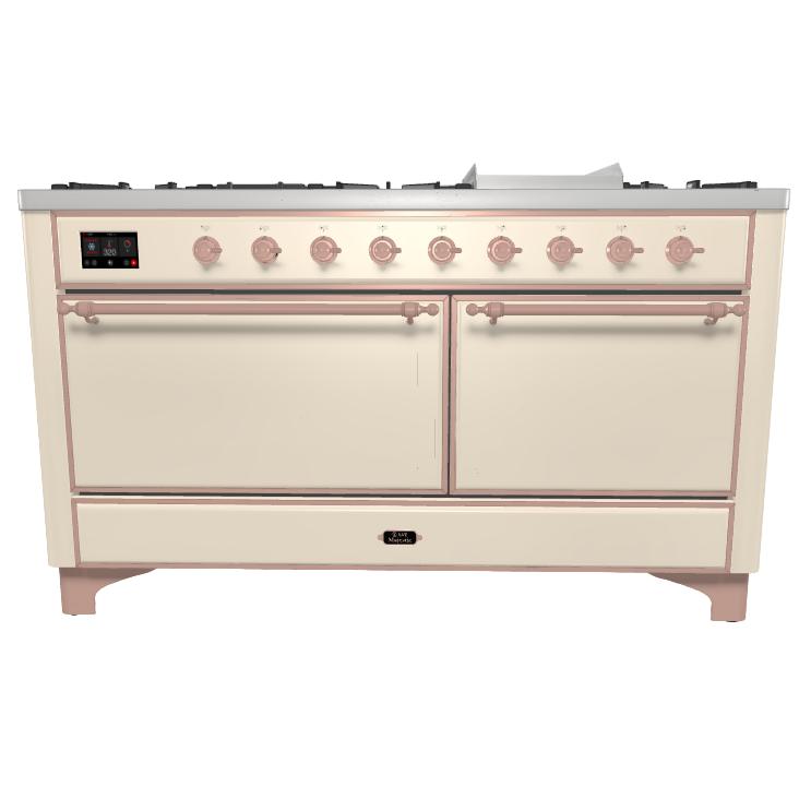iLVE 60-inch Freestanding Dual Fuel Range UM15FDQNS3AWP IMAGE 2