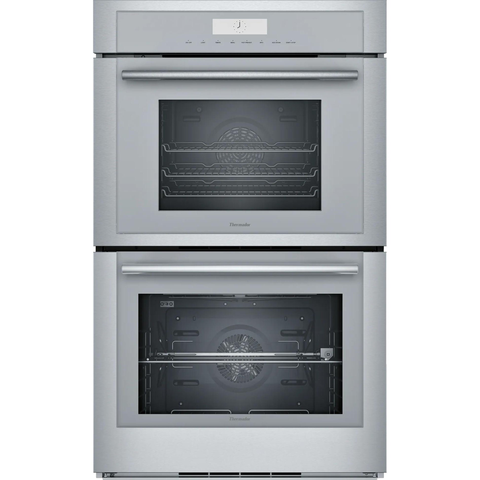 Thermador 30-inch, 7.3 cu. ft. Built-in Double Wall Oven with Steam Convection MEDS302BS IMAGE 1
