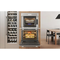 Thermador 30-inch, 7.3 cu. ft. Built-in Double Wall Oven with Steam Convection MEDS302BS IMAGE 6