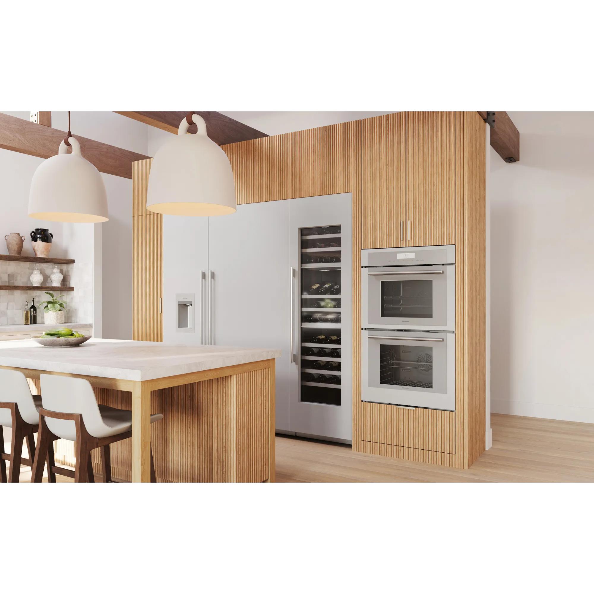 Thermador 30-inch, 7.3 cu. ft. Built-in Double Wall Oven with Steam Convection MEDS302BS IMAGE 8