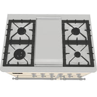 iLVE 40-inch Freestanding Dual Fuel Range with European Convection UMD10FDQNS3AWCLP IMAGE 2