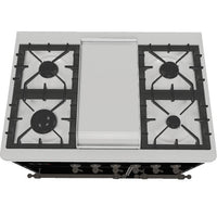 iLVE 40-inch Freestanding Dual Fuel Range with European Convection UMD10FDQNS3BKB IMAGE 2
