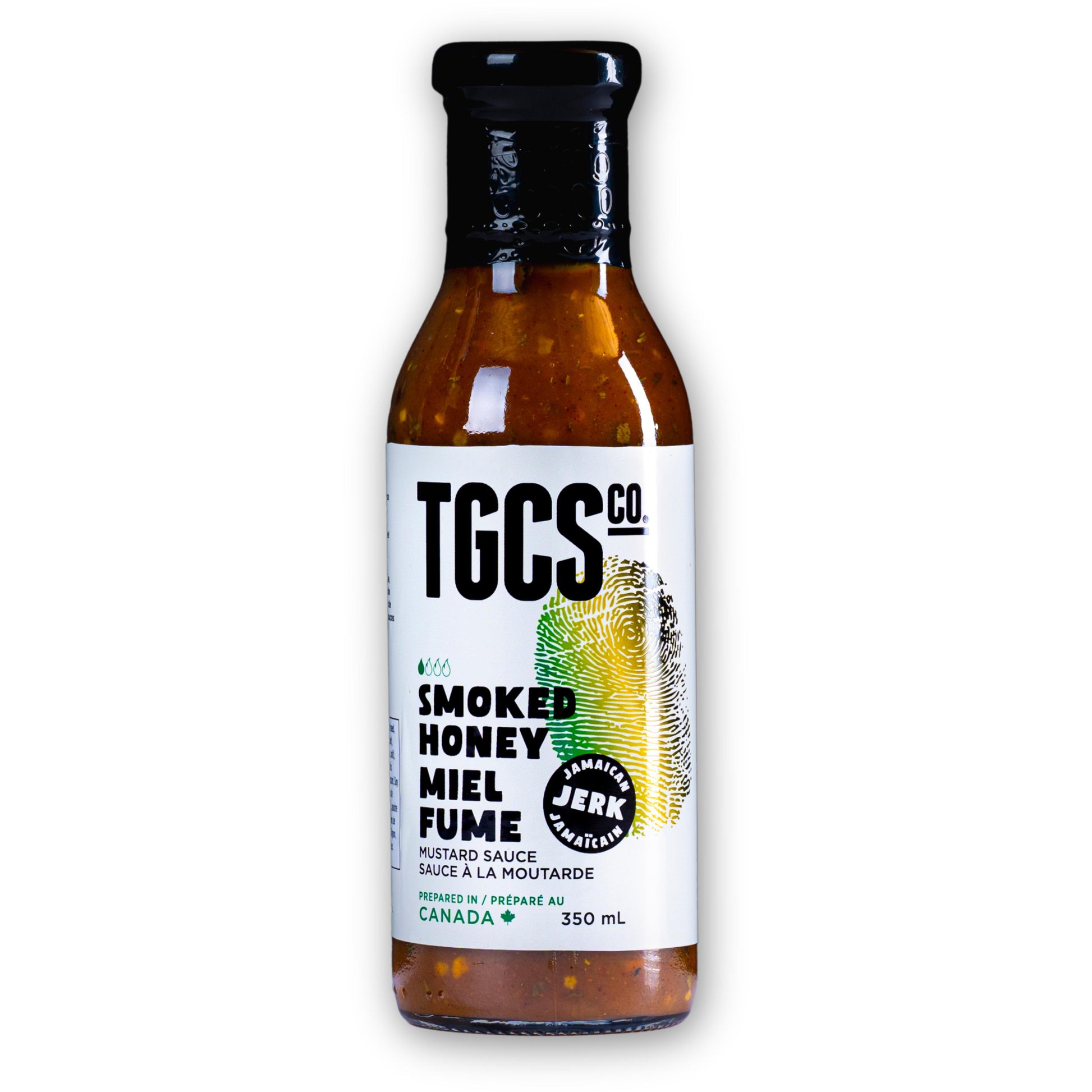 The Great Canadian Sauce Co. Smoked Honey Jamaican Jerk Mustard Sauce HONEYJERK IMAGE 1