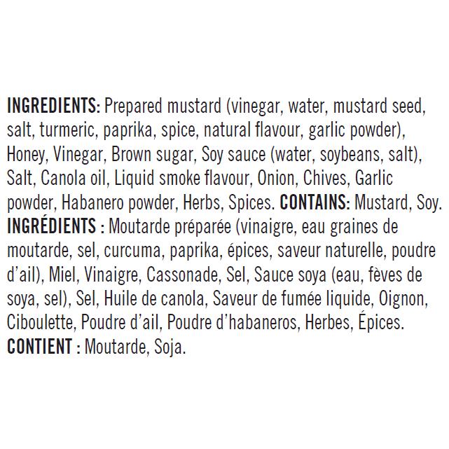 The Great Canadian Sauce Co. Smoked Honey Jamaican Jerk Mustard Sauce HONEYJERK IMAGE 2