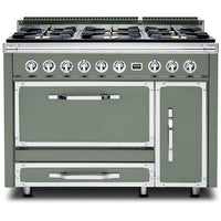 Viking 48-inch Freestanding Dual Fuel Range with True Convection Technology CTVDR481-6BEU IMAGE 1