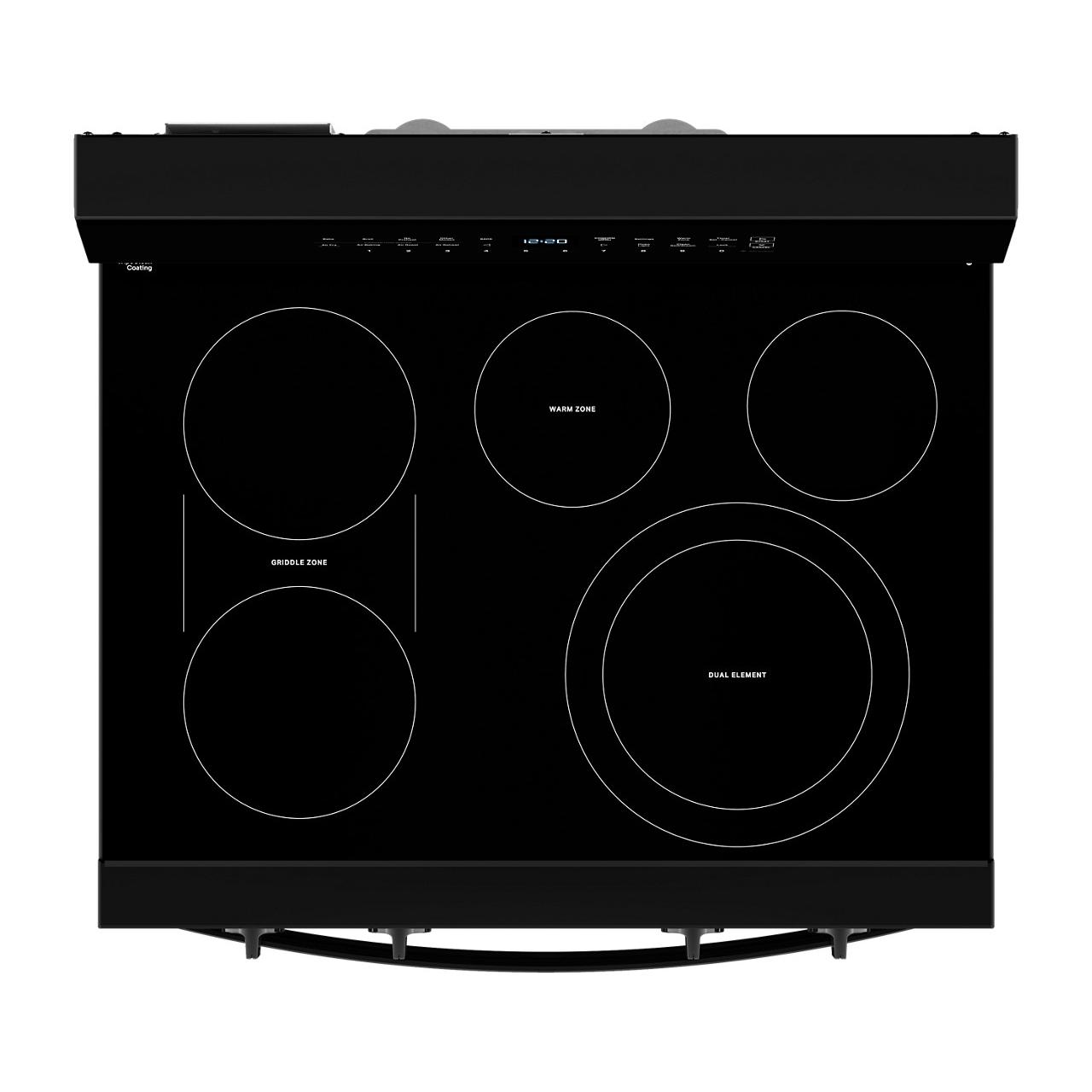 Whirlpool 30-inch Freestanding Electric Range with Air Cooking Technology YWFES7530RB IMAGE 5