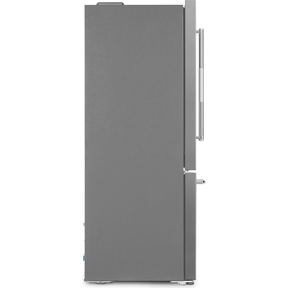 Smeg 30-inch, 16,2 cu. ft. Freestanding Bottom Freezer Refrigerator BM30URXI IMAGE 7