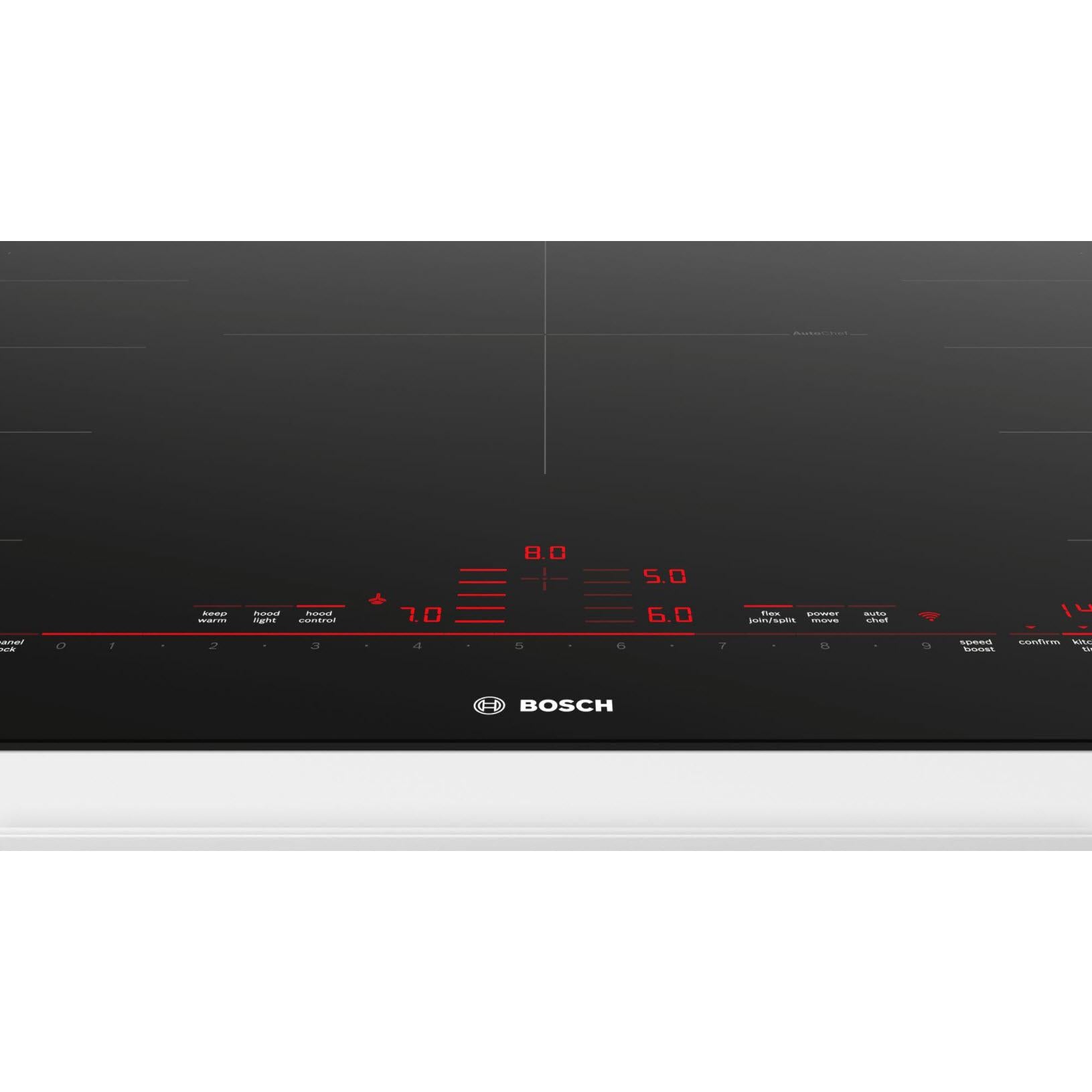 Bosch 36-inch Built-in Induction Cooktop with HomeConnect® NITP660UCBF IMAGE 3