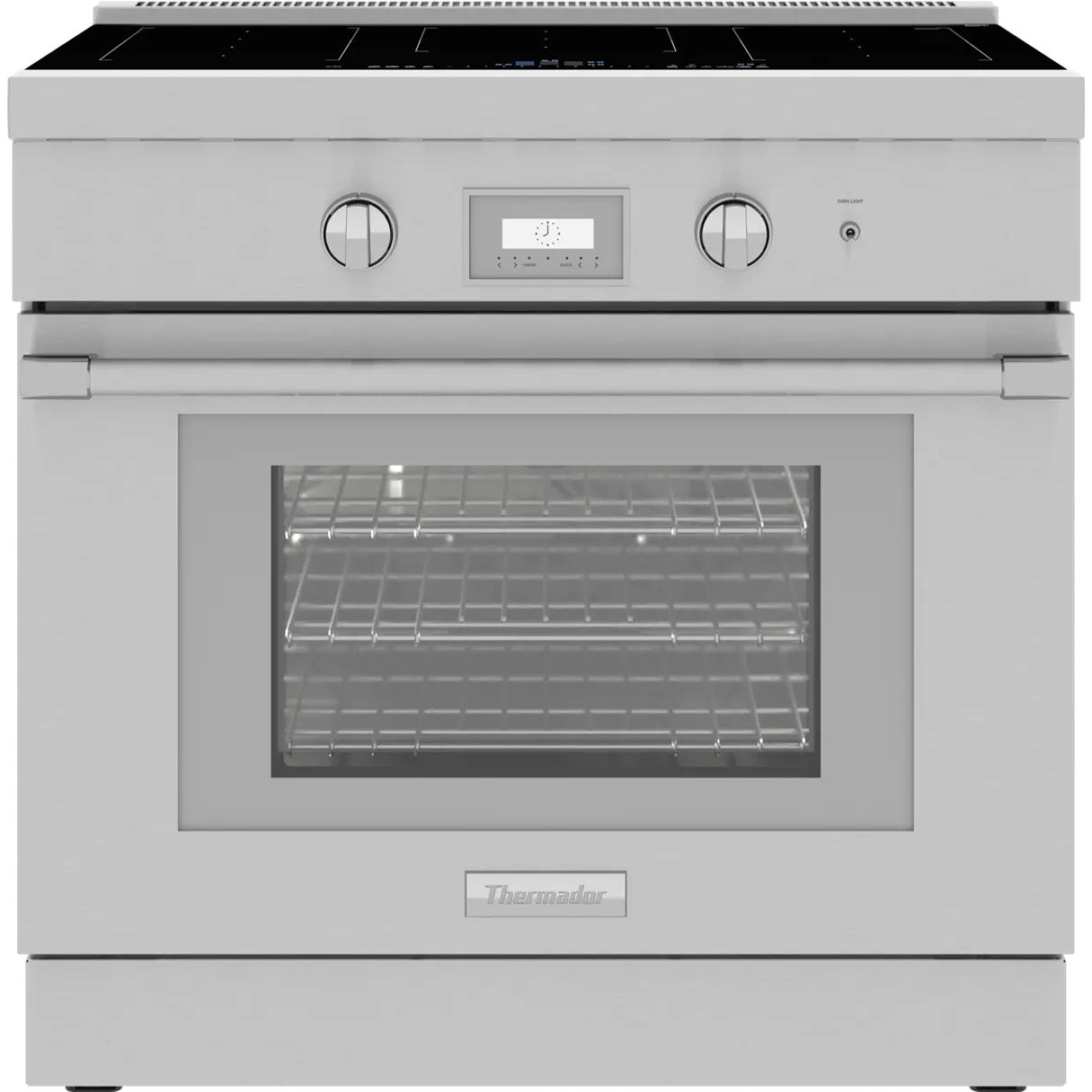 Thermador 36-inch Induction Range with HomeConnect PRI36LBHCBF IMAGE 1