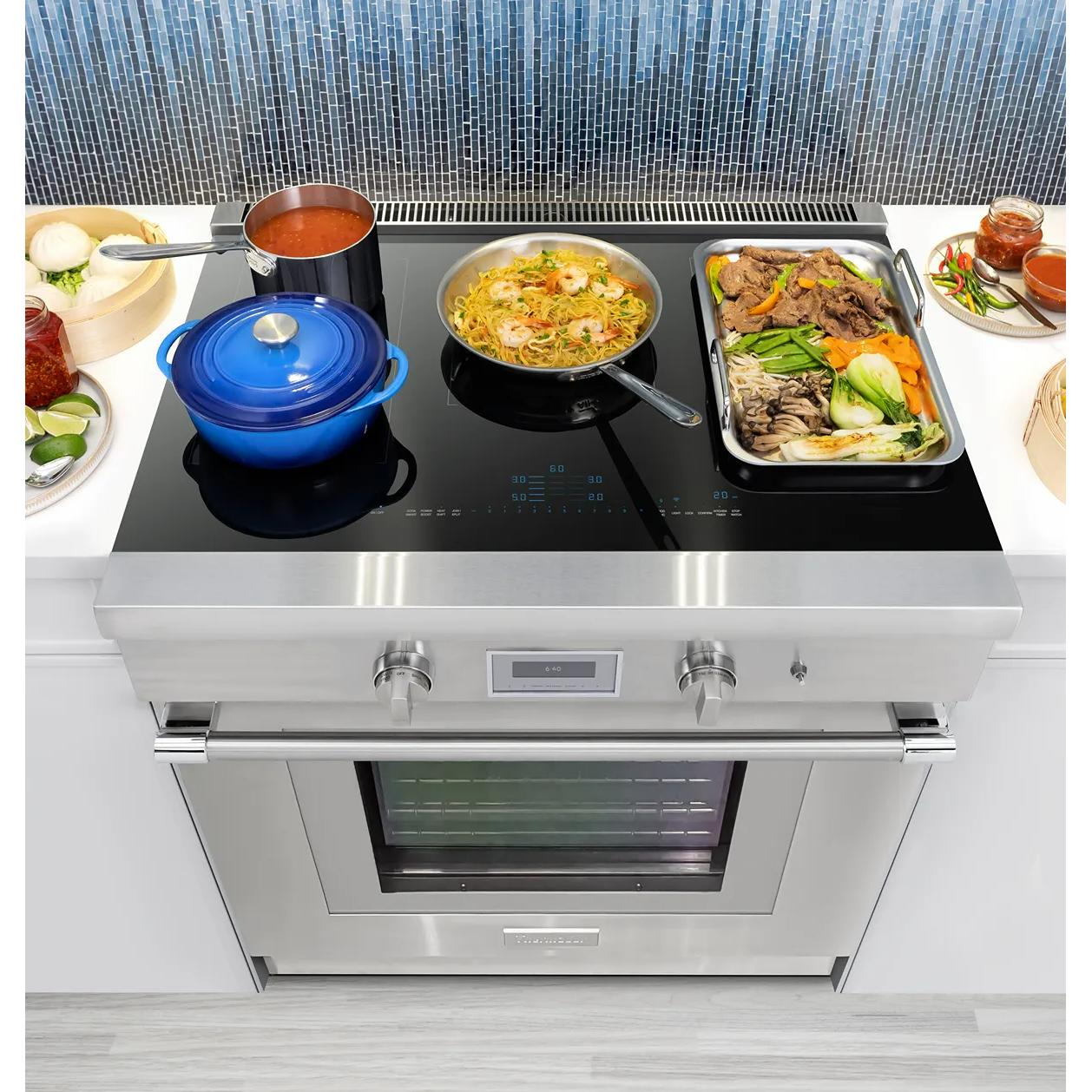 Thermador 36-inch Induction Range with HomeConnect PRI36LBHCBF IMAGE 7