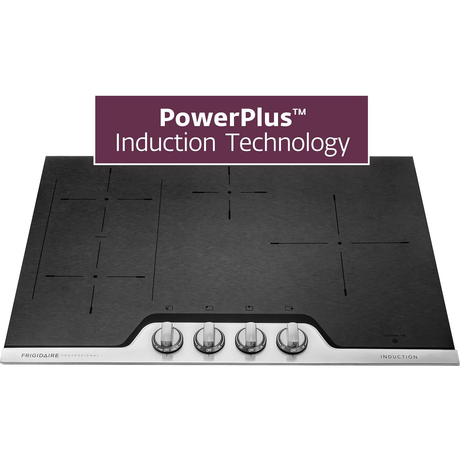 Frigidaire Professional 30-inch Built-In Induction Cooktop with Pro-Select® Controls FPIC3077RFBF IMAGE 4