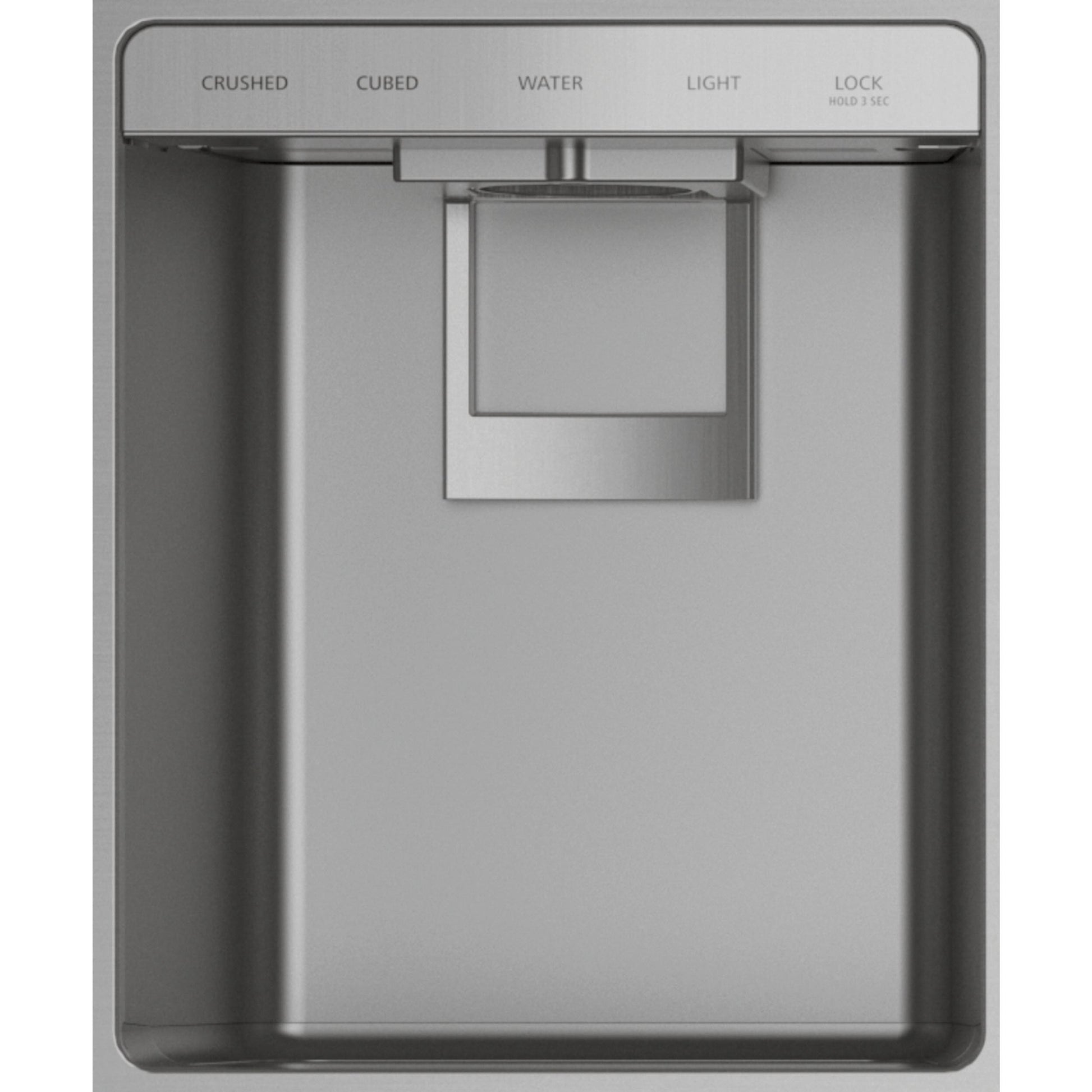 Monogram 42-inch, 24.6 cu.ft. Built-in Side-by-Side Refrigerator with External Water and Ice Dispenser ZISS420DNSSBF IMAGE 3