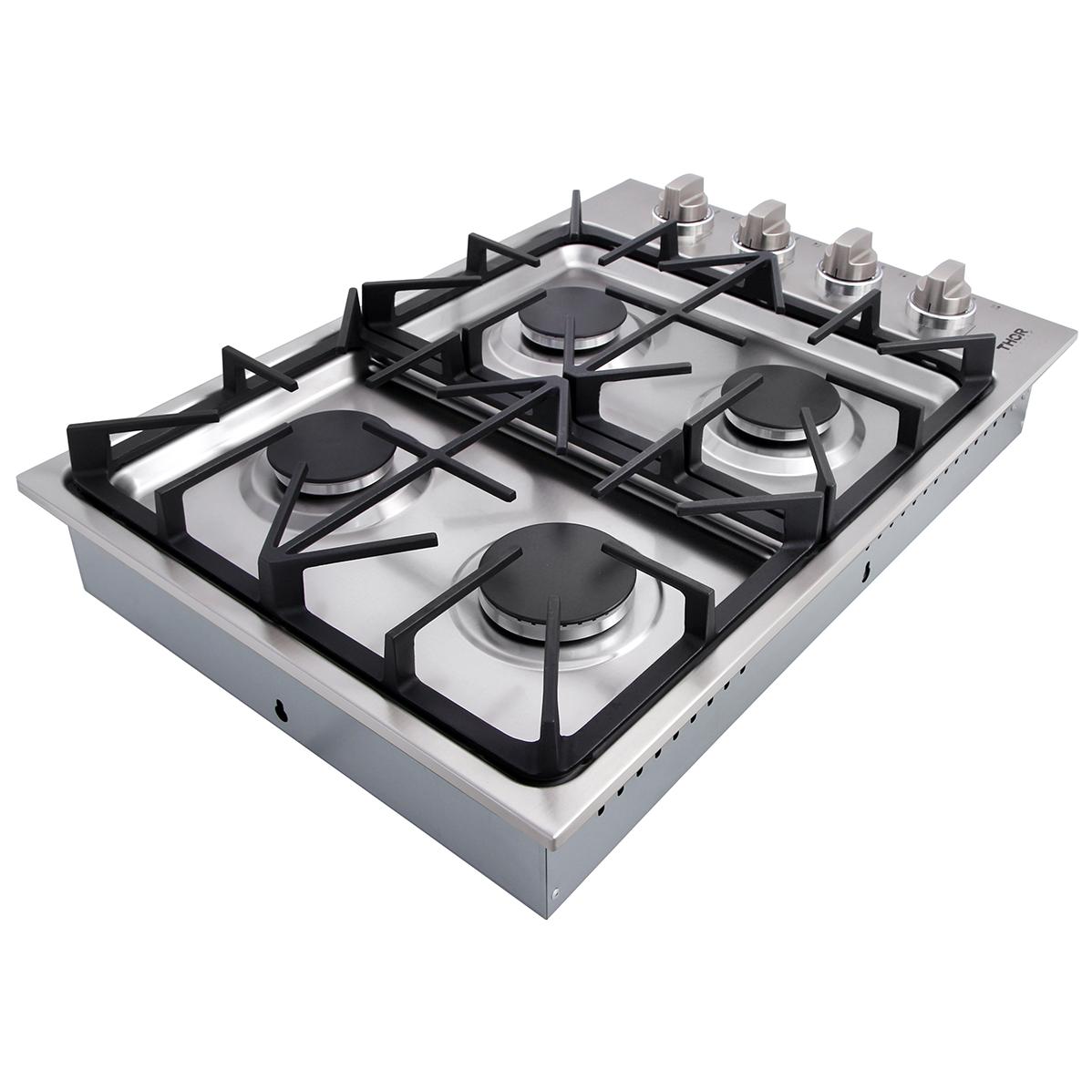 Thor Kitchen 30-inch Gas Cooktop TGC3001BF IMAGE 4