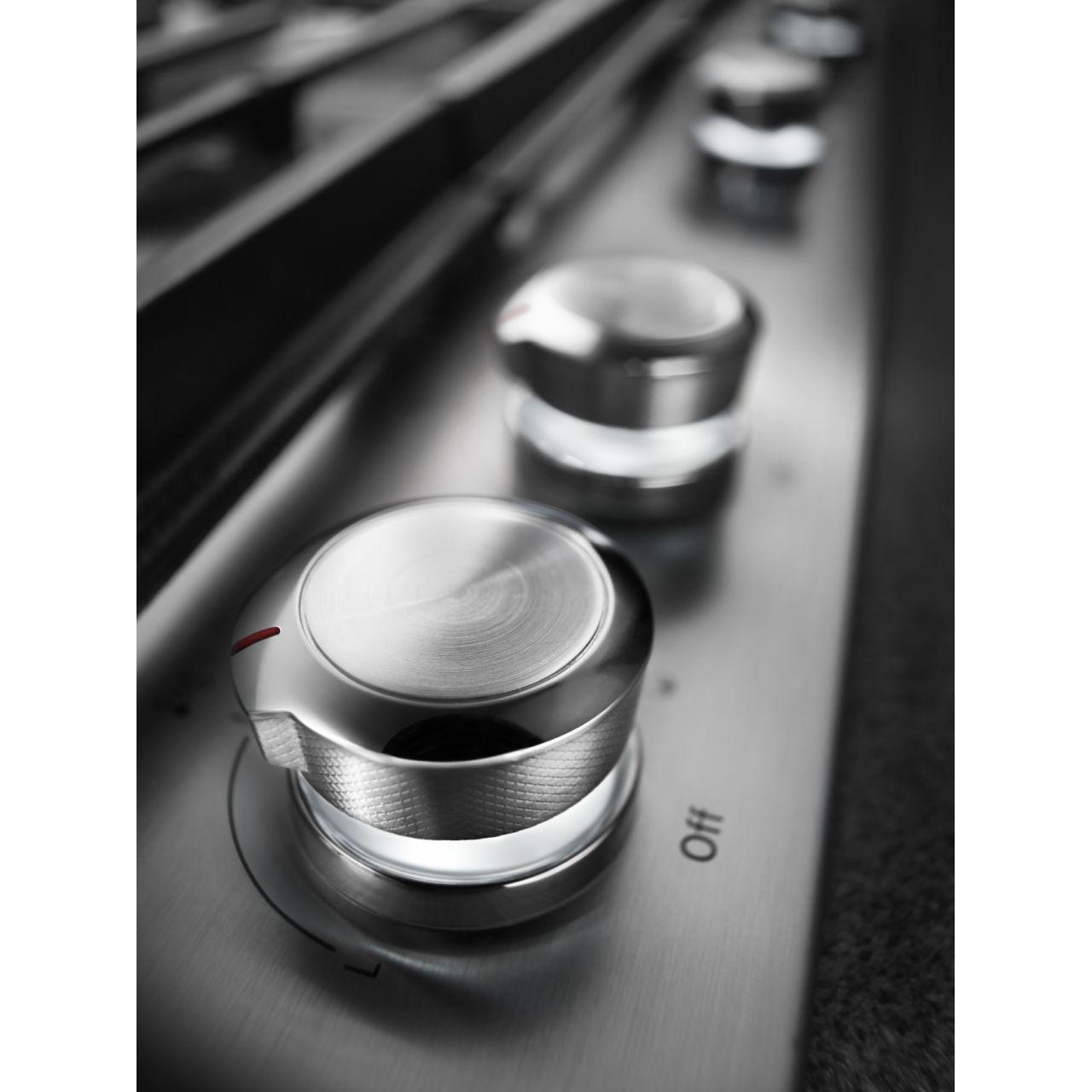 KitchenAid 36-inch Built-in Gas Cooktop with Griddle KCGS956ESSBF IMAGE 5