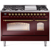 iLVE 48-inch Freestanding Dual Fuel Range UP48FNMPBUG IMAGE 1