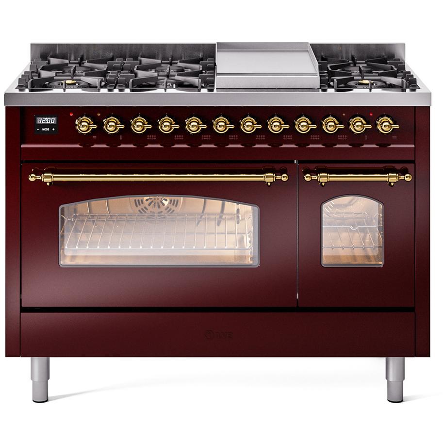 iLVE 48-inch Freestanding Dual Fuel Range UP48FNMPBUG IMAGE 1