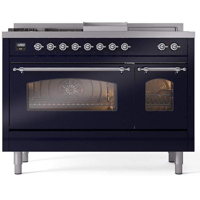 iLVE 48inch Freestanding Dual Fuel Range UP48FSNMPMBC TA Appliances