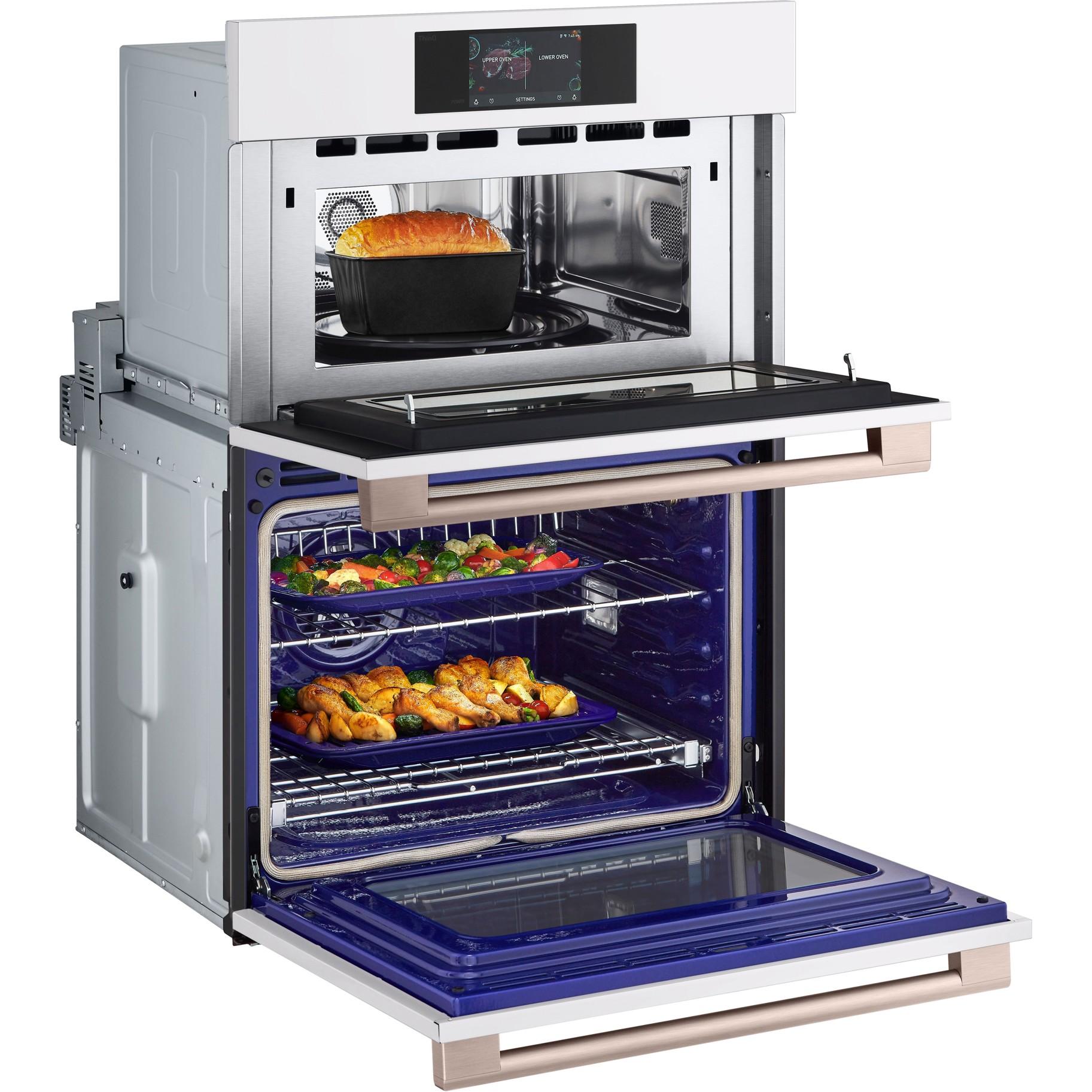 LG 30-inch, 6.4 cu.ft. Built-in Combination Oven with True Convection Technology WCES6428N IMAGE 3