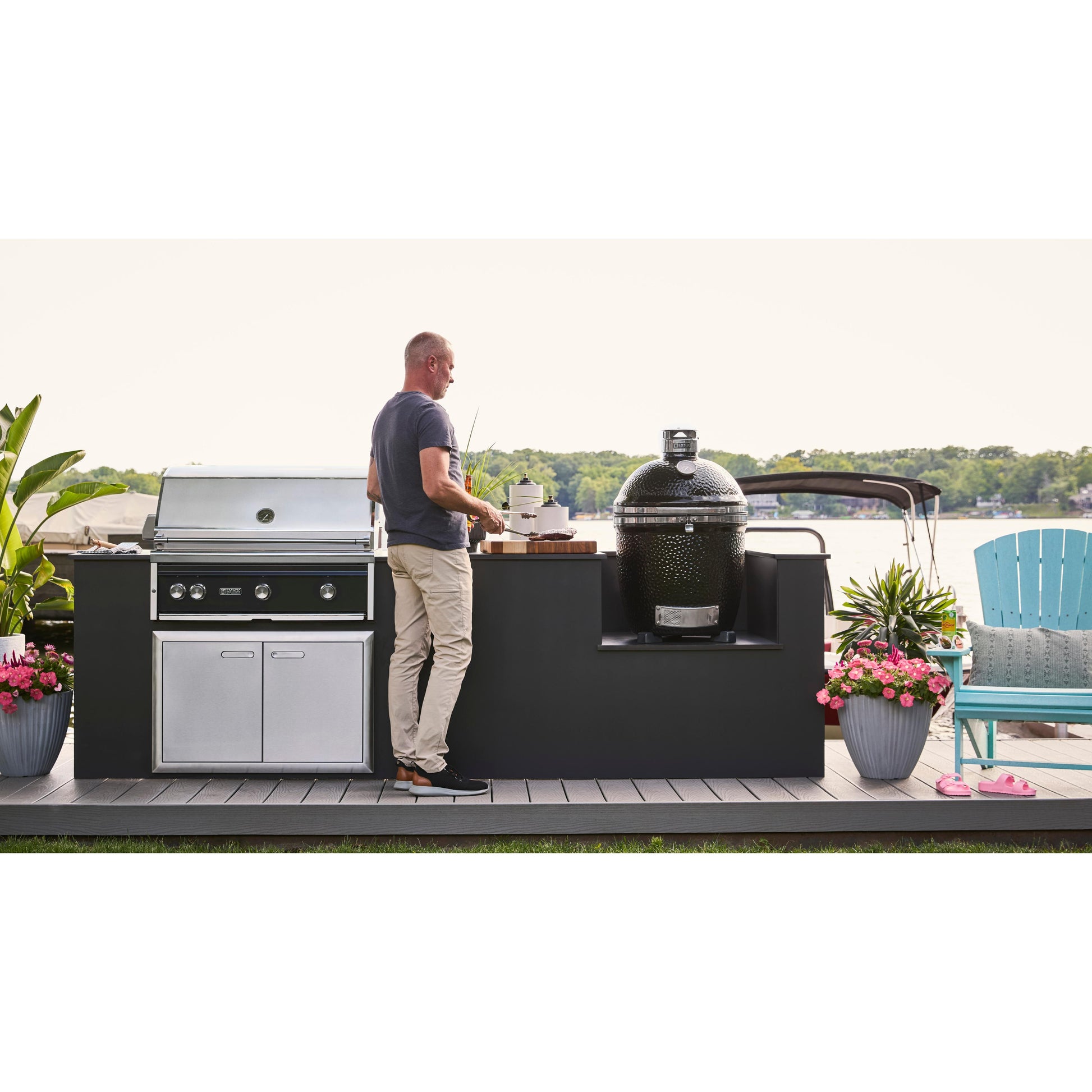 Lynx Kamado Charcoal Grill LCGRBK IMAGE 5