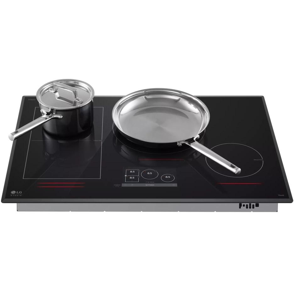 LG 30-inch Built-in Induction Cooktop CBIS3018BE IMAGE 5