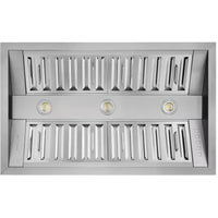 Hauslane 34-inch Chef Custom Insert Convertible Range Hood IN-R300SS-34 IMAGE 1