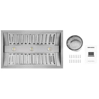 Hauslane 34-inch Chef Custom Insert Convertible Range Hood IN-R300SS-34 IMAGE 6