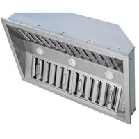 Hauslane 40-inch Chef Custom Insert Convertible Range Hood IN-R300SS-40 IMAGE 3