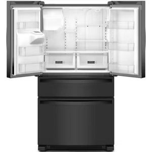Whirlpool 36-inch French 4-Door Refrigerator with external water and ice dispenser WRMF3636RB IMAGE 1