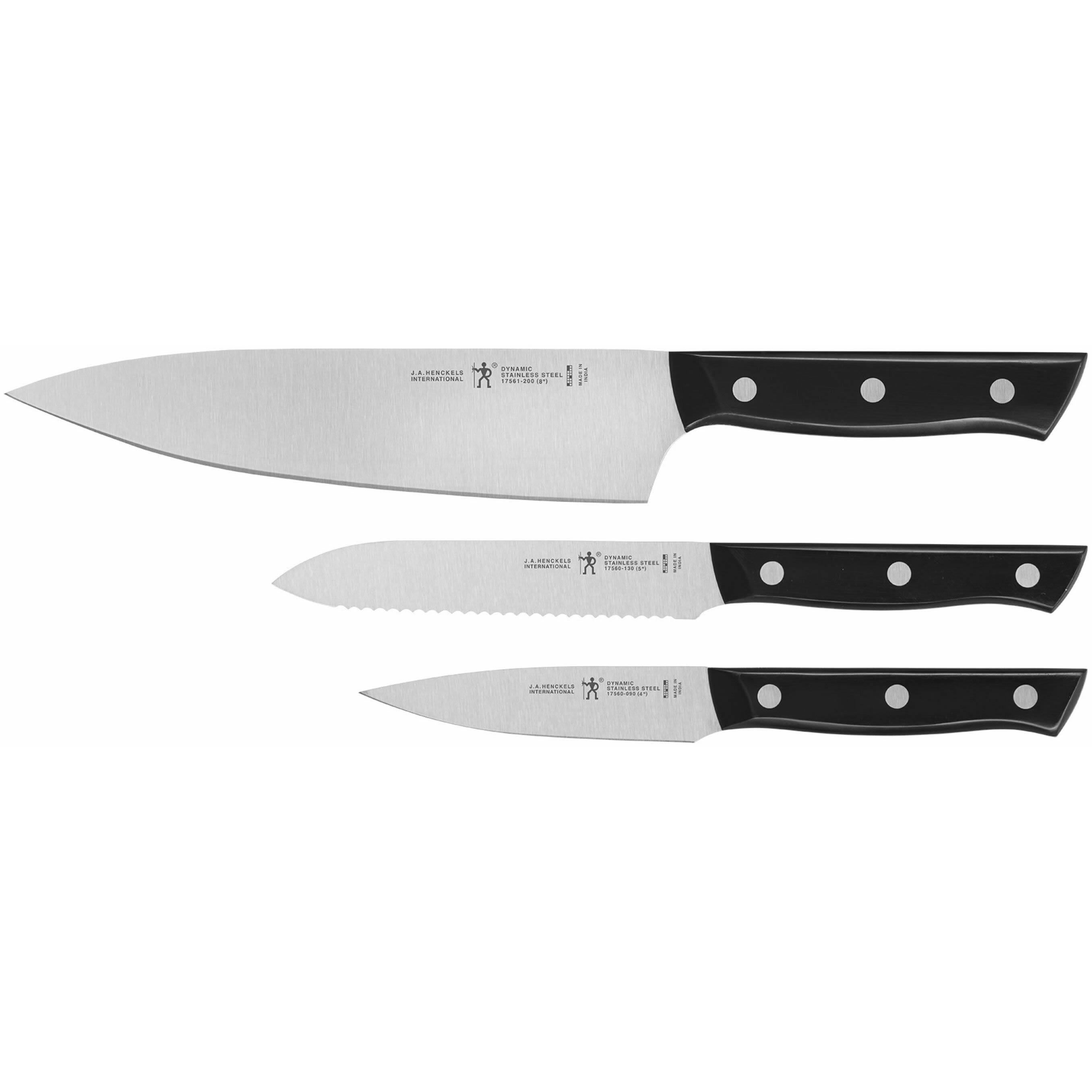 Henckels Dynamic 3-Piece Knife Set 1010988 IMAGE 1